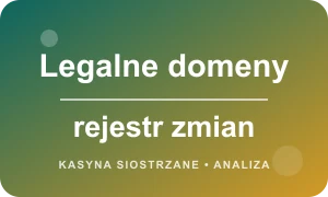 Zmiany legalnych domen hazardowych w Polsce